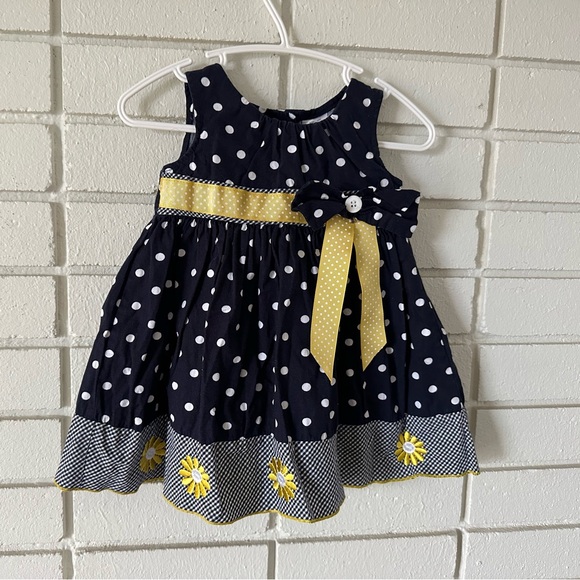 Blueber boulevard Polka Dots dress - Picture 2 of 5